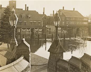 (THE FLOOD OF 1936) A group of 16 photographs from the Massachusetts Works Progress Administration depicting the flood and its aftermat